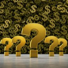 5 golden question marks