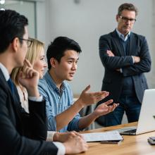 Business people in a meeting